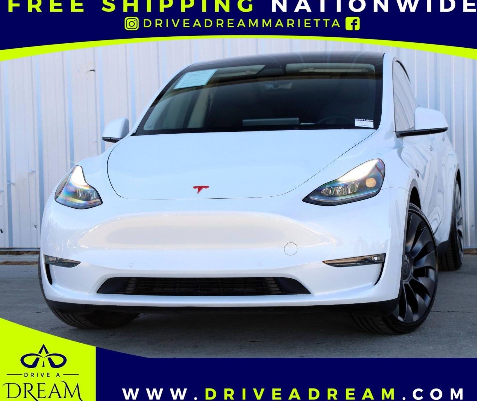 TESLA MODEL Y 2022 7SAYGDEF2NF486681 image